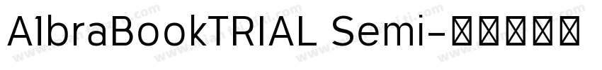 A1braBookTRIAL Semi字体转换